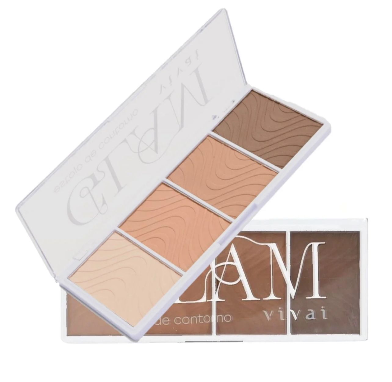 paleta de contorno Facial Glam Quarteto vivai