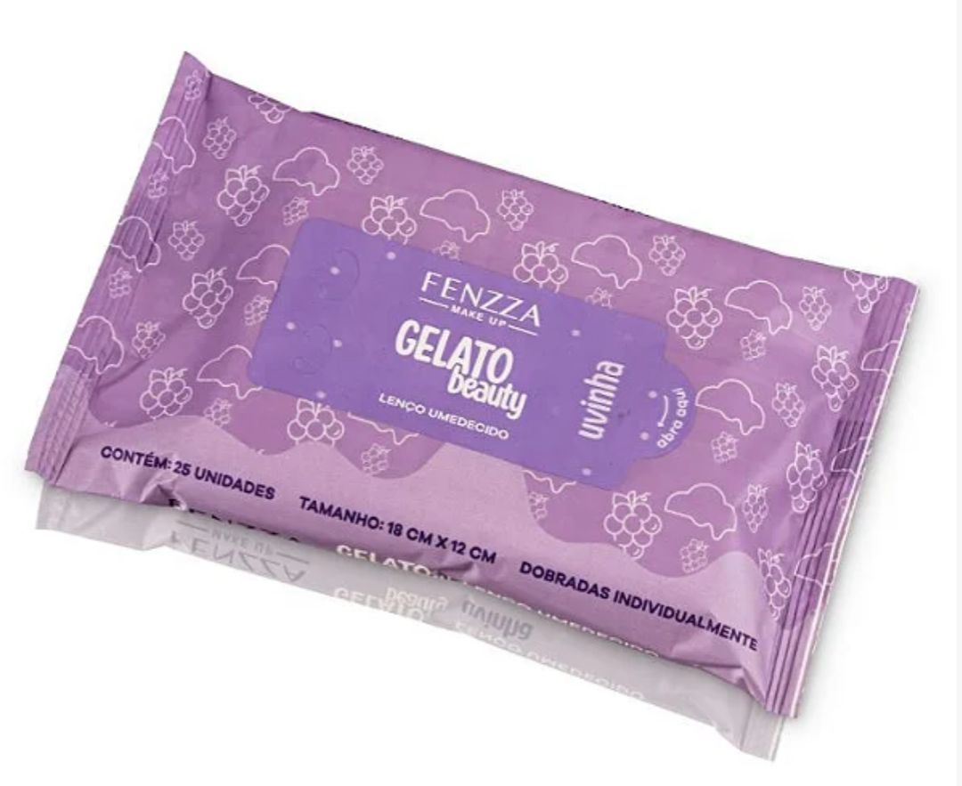 Lenço Umidecido Gelato Beauty Fenzza