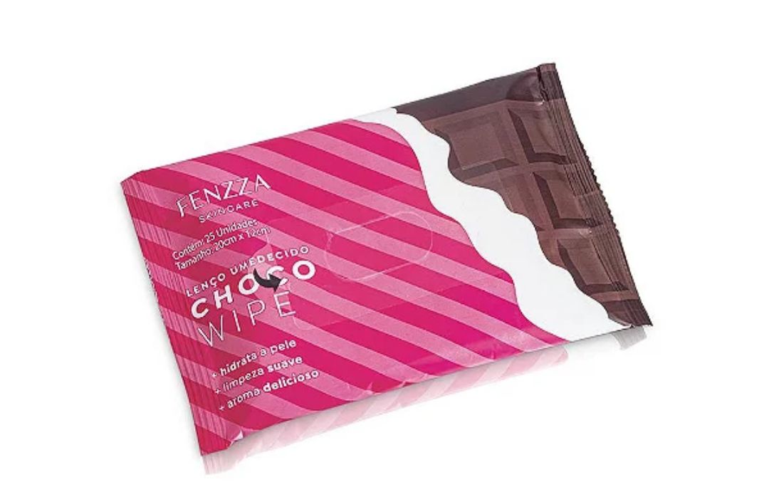 Lenço Umidecido Choco Wipe Fenzza