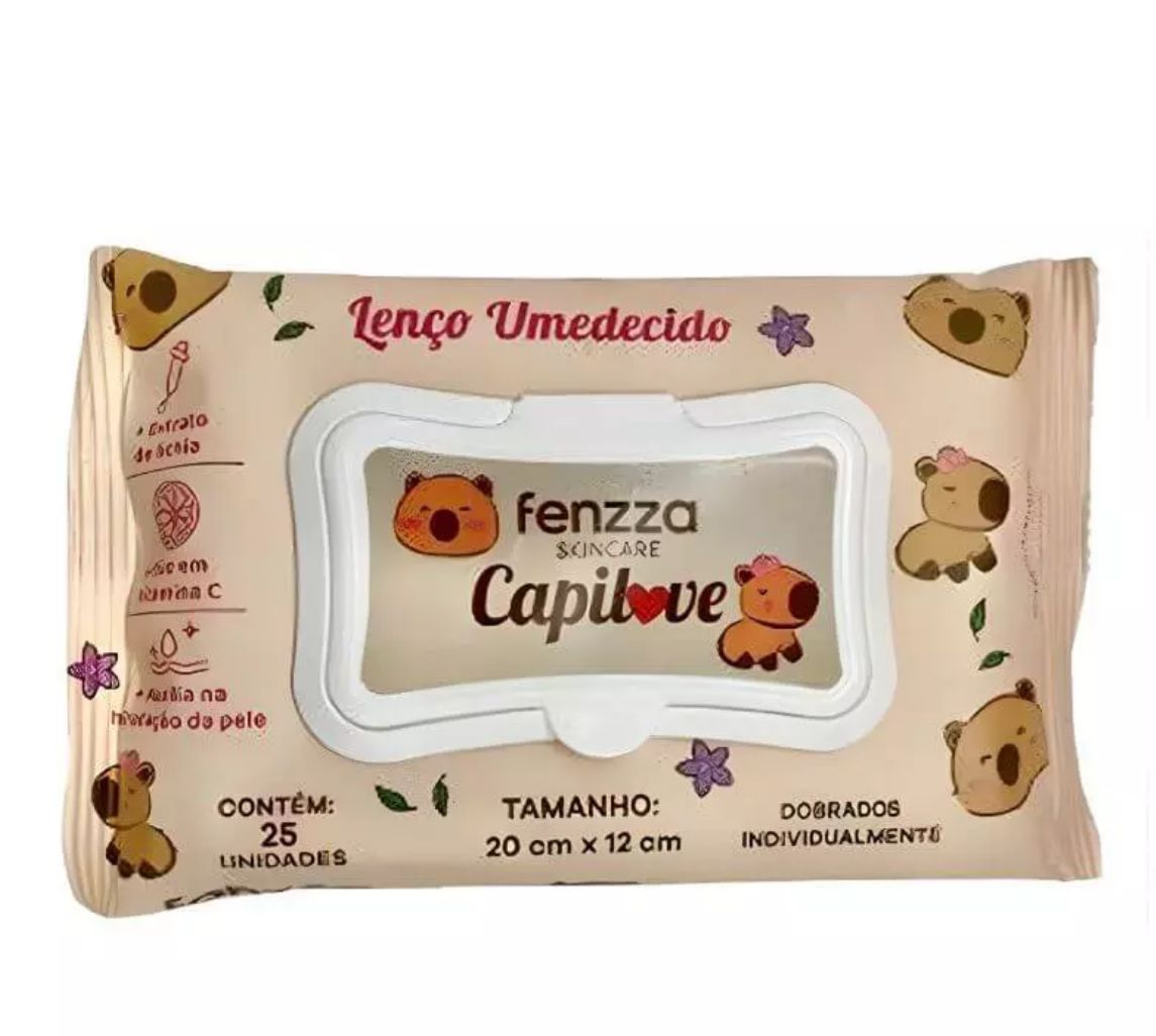 lenço umidecido Capilove Fenzza