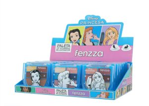 Paleta de Sombra e Iluminador Princesas Fenzza