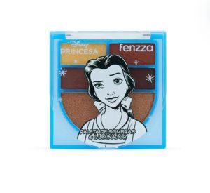 Paleta de Sombra e Iluminador Princesas Fenzza
