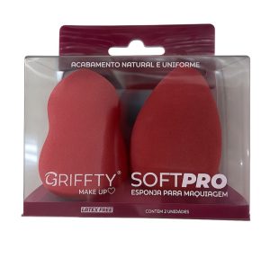 Esponja para Maquiagem Griffity Make Up Softpro - 2 Unidades